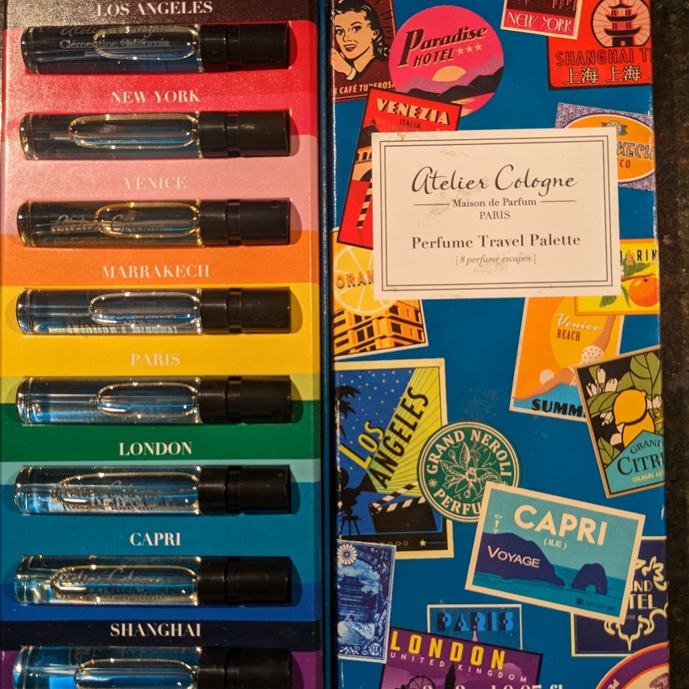 Perfume travel palette